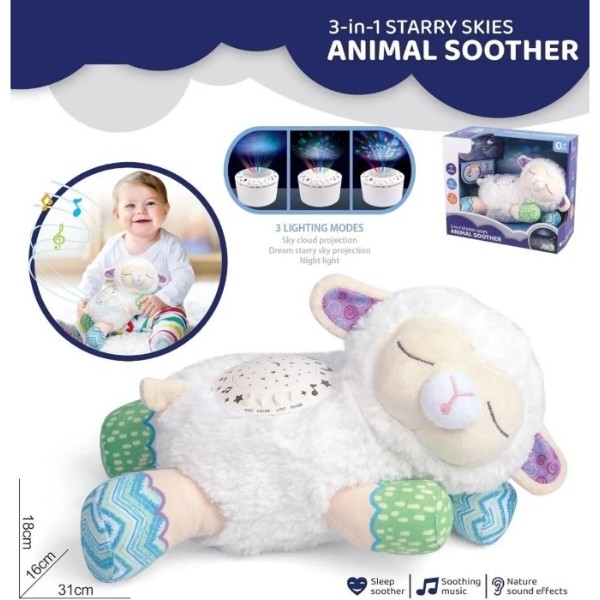 Фото - Нічник дитячий Smart Baby Овечка (6928270764795)